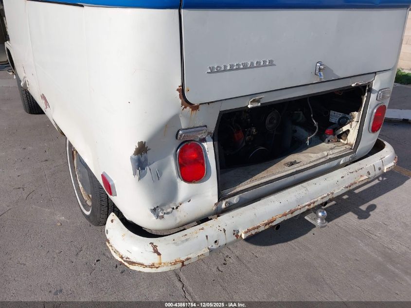 1971 Volkswagon Kombi Bus VIN: 00000002312246625 Lot: 43861754
