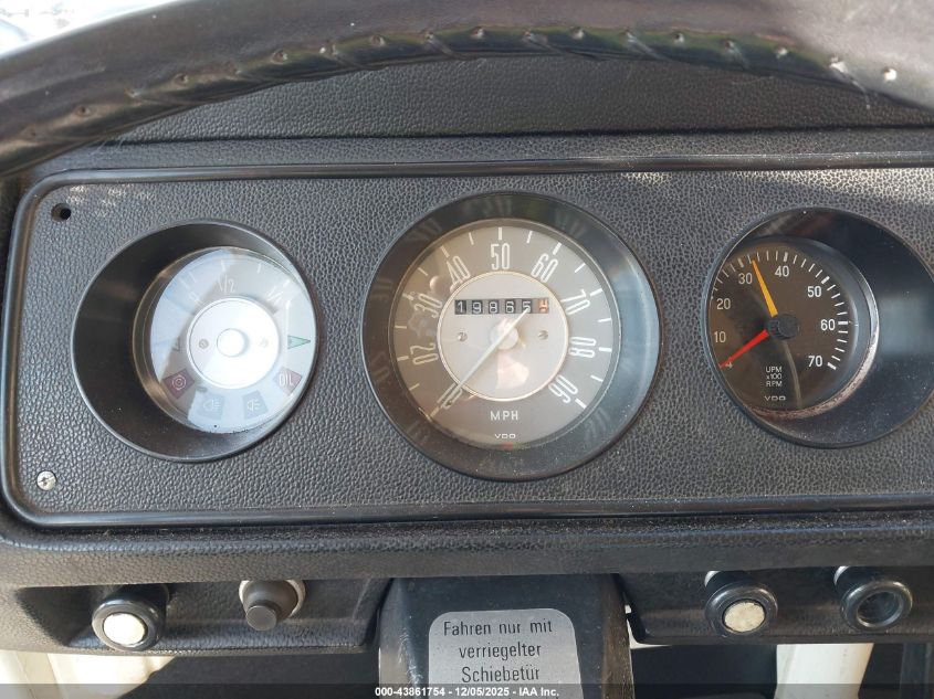 1971 Volkswagon Kombi Bus VIN: 00000002312246625 Lot: 43861754