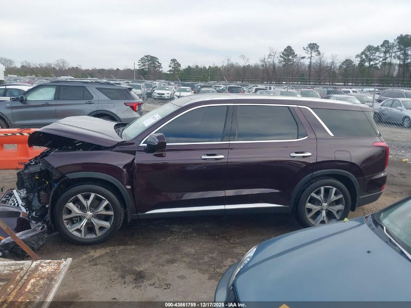 2022 Hyundai Palisade Sel VIN: KM8R4DHE6NU484805 Lot: 43861759