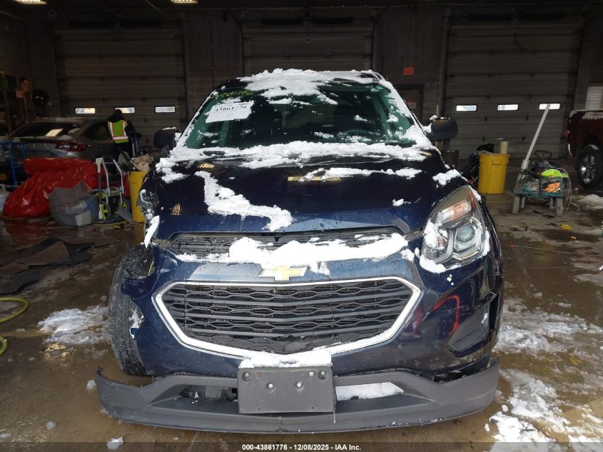 2017 Chevrolet Equinox Ls VIN: 2GNFLEEK9H6192375 Lot: 43861776