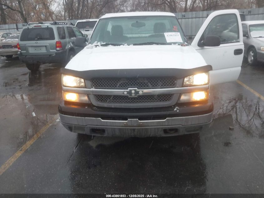 2004 Chevrolet Silverado 1500 Work Truck VIN: 1GCEC14XX4Z340395 Lot: 43861853