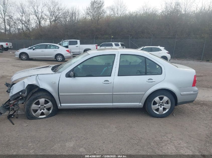 2004 Volkswagen Jetta Gls 2.0L VIN: 3VWSK69M44M019257 Lot: 43861857