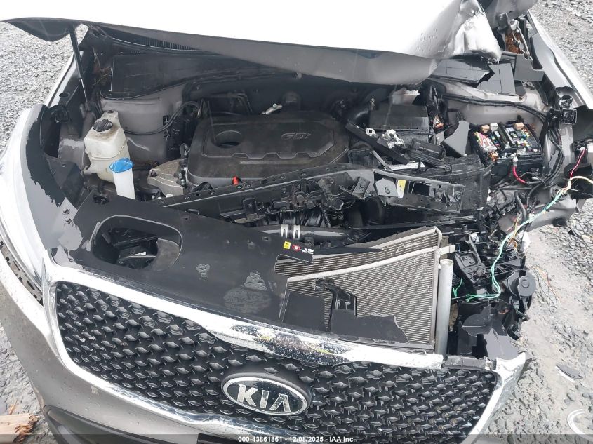 2017 Kia Sorento 2.4L Lx VIN: 5XYPGDA34HG231449 Lot: 43861861
