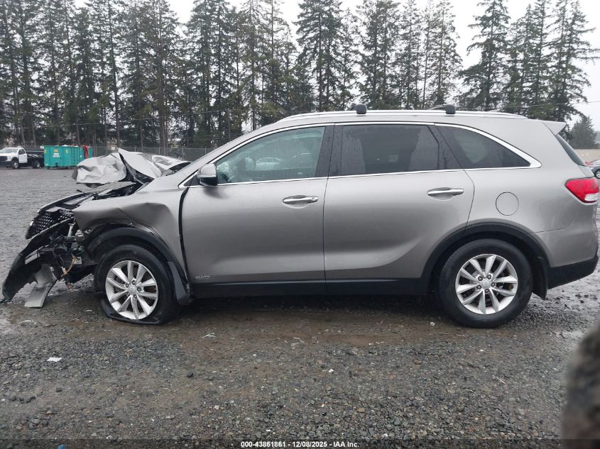 2017 Kia Sorento 2.4L Lx VIN: 5XYPGDA34HG231449 Lot: 43861861