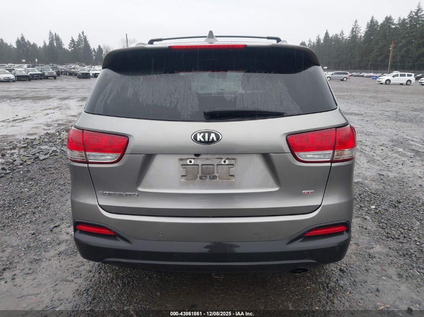 2017 Kia Sorento 2.4L Lx VIN: 5XYPGDA34HG231449 Lot: 43861861