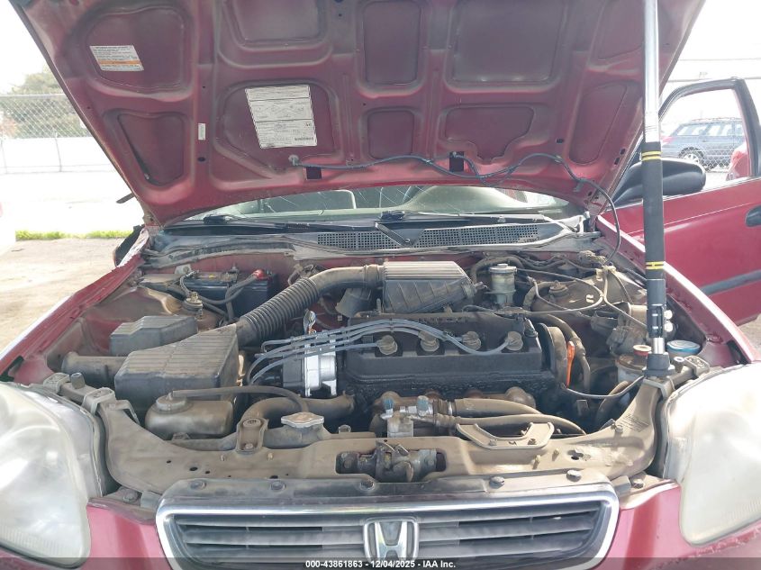 1997 Honda Civic Lx VIN: 1HGEJ6675VL016177 Lot: 43861863