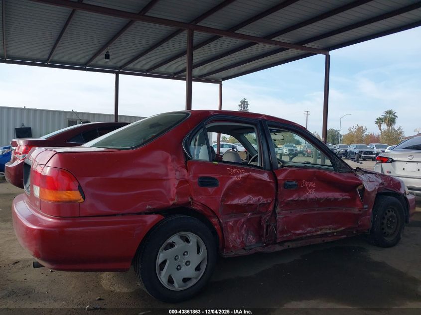 1997 Honda Civic Lx VIN: 1HGEJ6675VL016177 Lot: 43861863