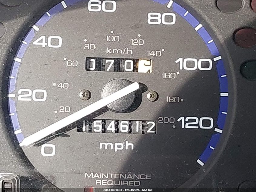 1997 Honda Civic Lx VIN: 1HGEJ6675VL016177 Lot: 43861863