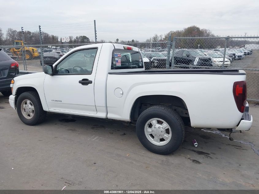 2005 Chevrolet Colorado VIN: 1GCCS148558285753 Lot: 43861901