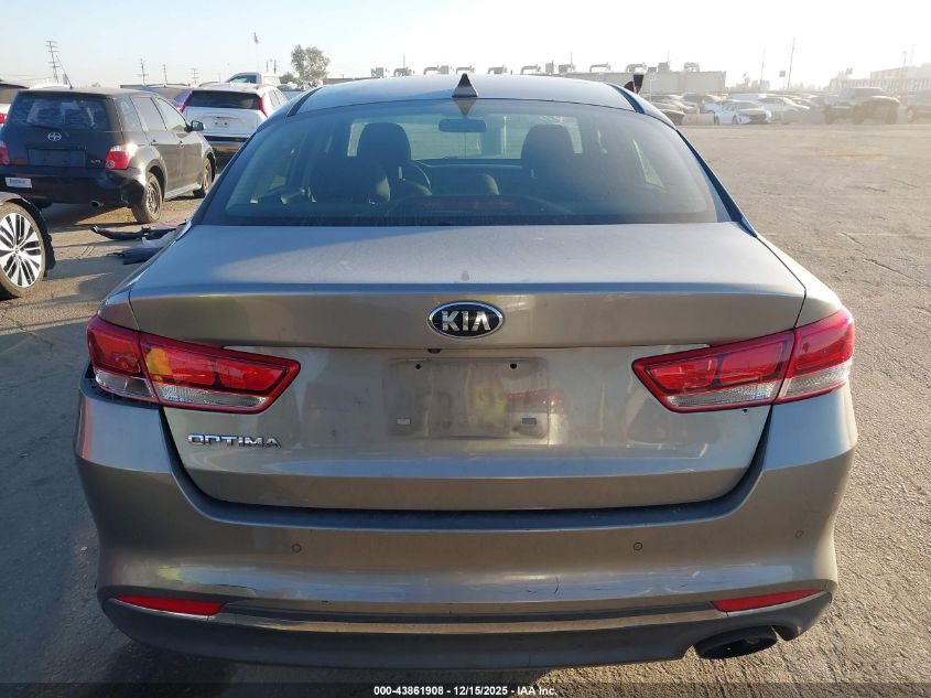 2018 Kia Optima Lx VIN: 5XXGT4L37JG273469 Lot: 43861908