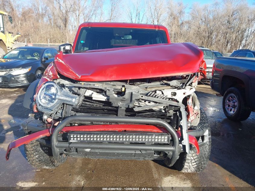 2022 Ford Bronco Black Diamond VIN: 1FMEE5DP8NLB74900 Lot: 43861922