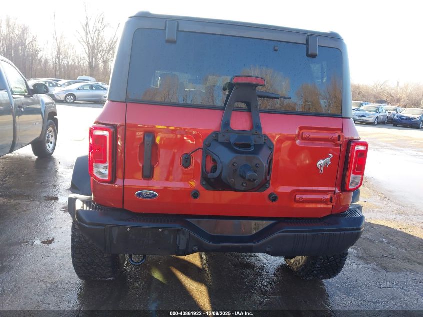 2022 Ford Bronco Black Diamond VIN: 1FMEE5DP8NLB74900 Lot: 43861922