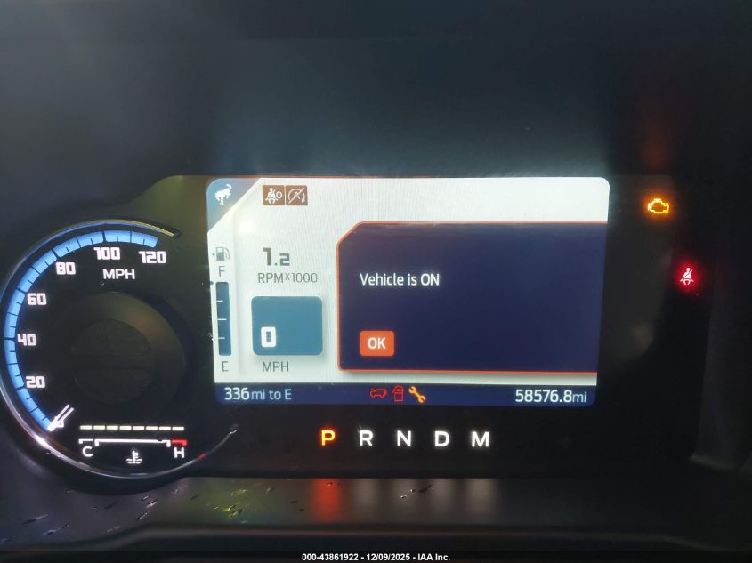 2022 Ford Bronco Black Diamond VIN: 1FMEE5DP8NLB74900 Lot: 43861922