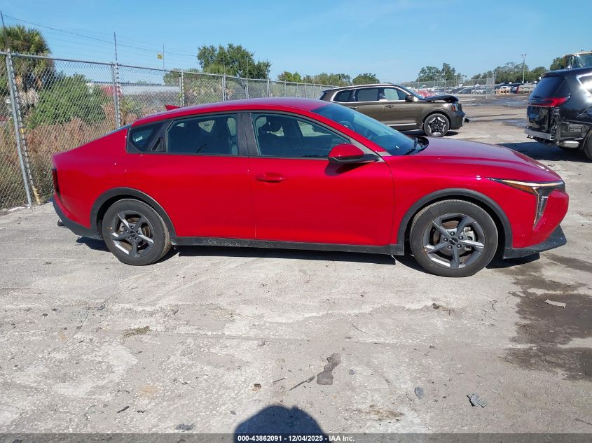 2025 Kia K4 Lxs VIN: 3KPFT4DE2SE033770 Lot: 43862091