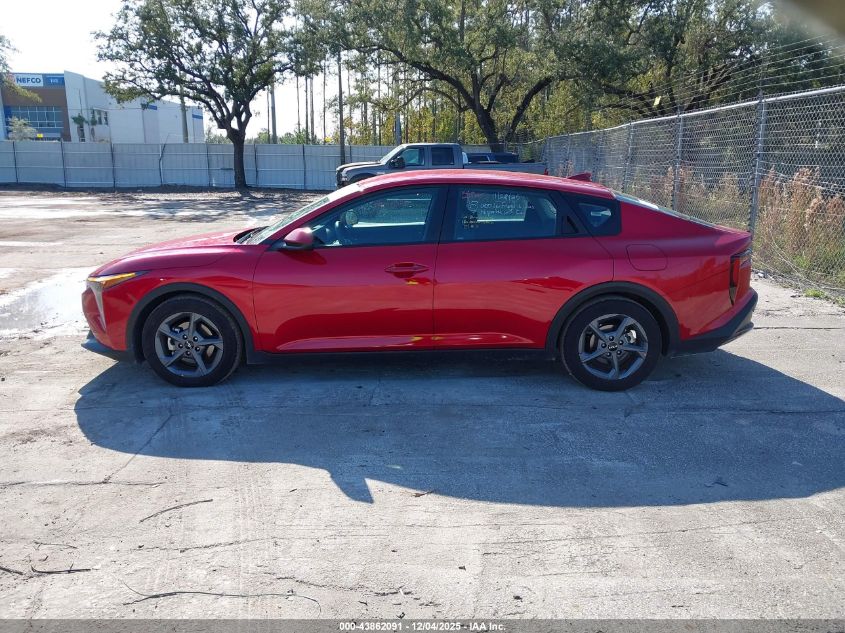 2025 Kia K4 Lxs VIN: 3KPFT4DE2SE033770 Lot: 43862091