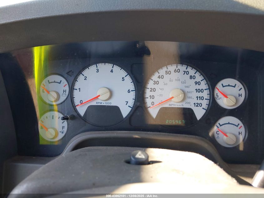 2007 Dodge Ram 1500 Slt VIN: 1D7HA18P07S145793 Lot: 43862101