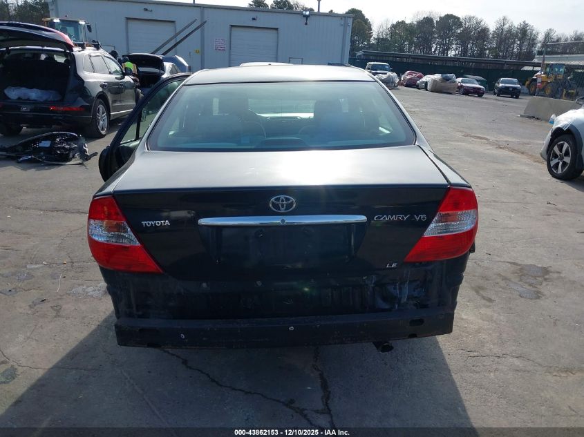 2004 Toyota Camry Le V6 VIN: 4T1BF32K24U080998 Lot: 43862153