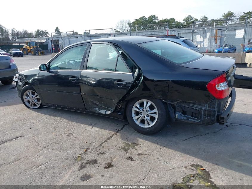 2004 Toyota Camry Le V6 VIN: 4T1BF32K24U080998 Lot: 43862153