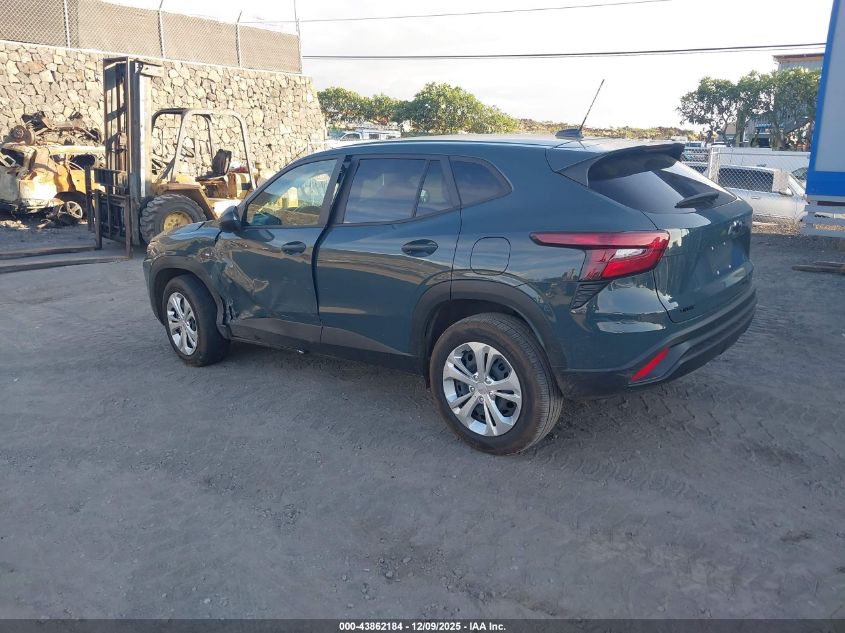 2025 Chevrolet Trax Fwd Ls VIN: KL77LFEP3SC068192 Lot: 43862184