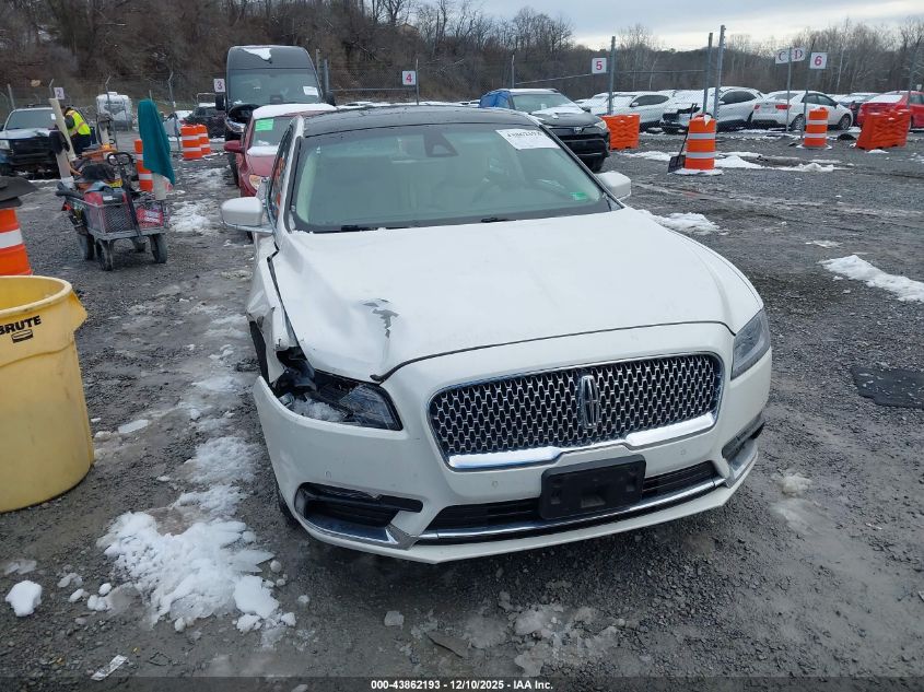 2019 Lincoln Continental Select VIN: 1LN6L9TK0K5606953 Lot: 43862193