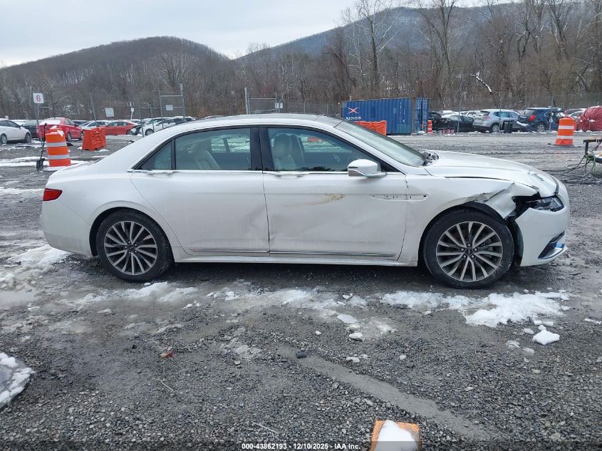 2019 Lincoln Continental Select VIN: 1LN6L9TK0K5606953 Lot: 43862193