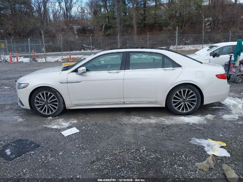 2019 Lincoln Continental Select VIN: 1LN6L9TK0K5606953 Lot: 43862193