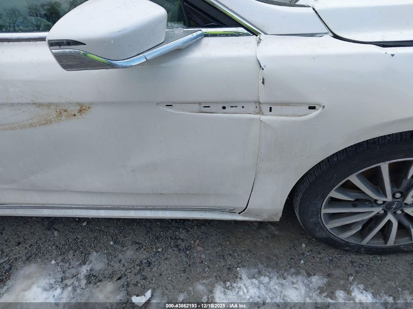 2019 Lincoln Continental Select VIN: 1LN6L9TK0K5606953 Lot: 43862193