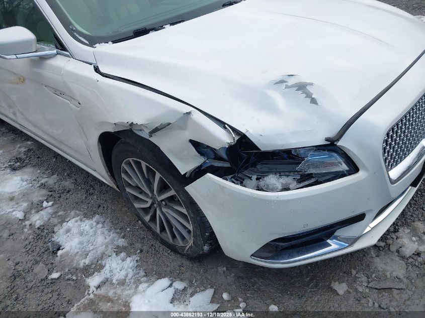 2019 Lincoln Continental Select VIN: 1LN6L9TK0K5606953 Lot: 43862193