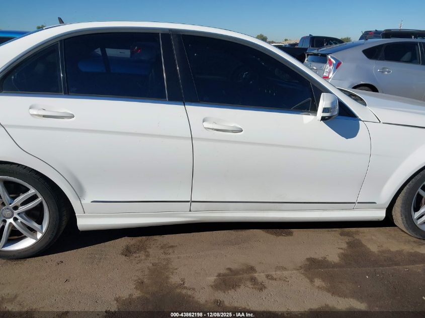 2014 Mercedes-Benz C 250 Sport VIN: WDDGF4HB9ER309856 Lot: 43862198