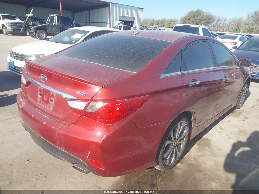 5NPEC4AB1EH861654 2014 HYUNDAI SONATA photo no. 4