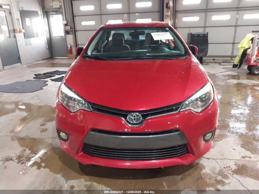 2015 Toyota Corolla Le Plus VIN: 2T1BURHE6FC352645 Lot: 43862227