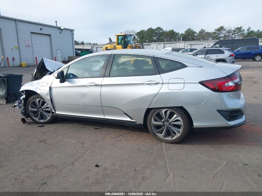 2018 Honda Clarity Plug-In Hybrid Touring VIN: JHMZC5F39JC006827 Lot: 43862261