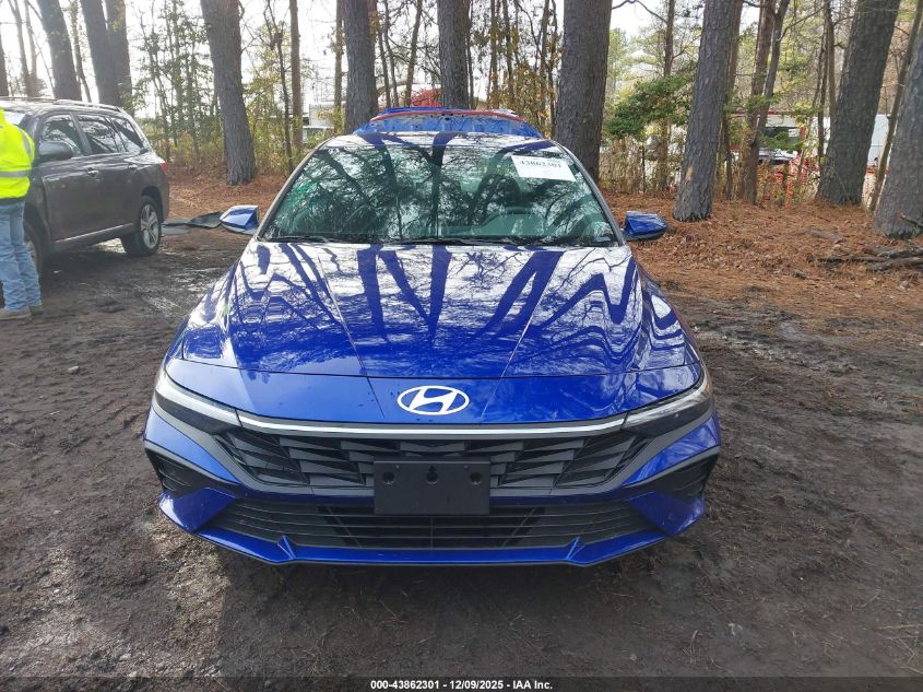 2024 Hyundai Elantra Sel VIN: KMHLM4DG1RU642874 Lot: 43862301
