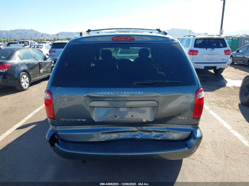 2006 Dodge Grand Caravan Sxt VIN: 2D4GP44LX6R606607 Lot: 43862303