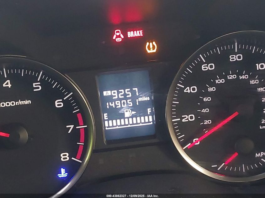 2016 Subaru Crosstrek 2.0I VIN: JF2GPAAC0GG309933 Lot: 43862327