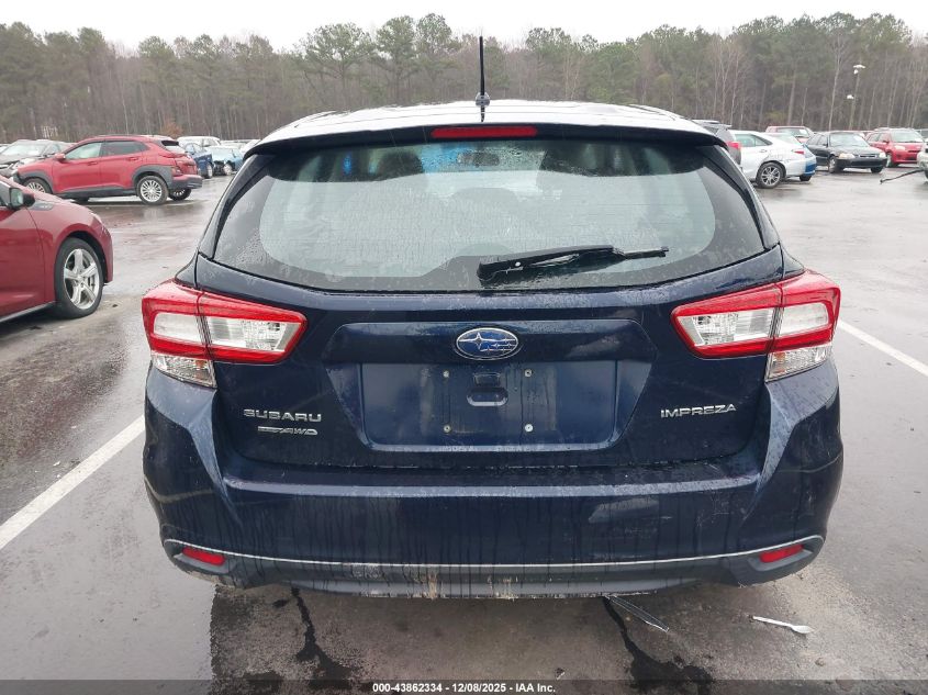 2019 Subaru Impreza 2.0I VIN: 4S3GTAB68K3734089 Lot: 43862334