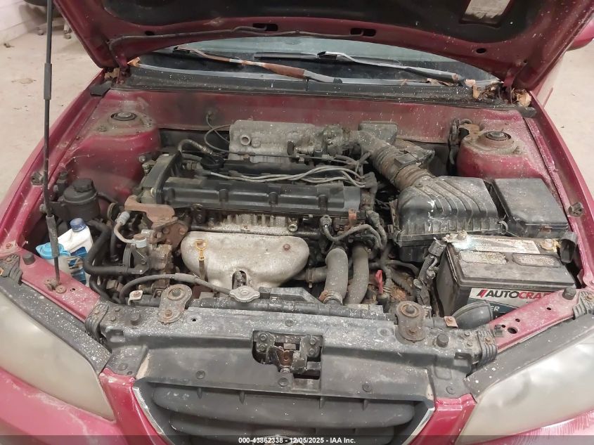 2004 Hyundai Elantra Gls/Gt VIN: KMHDN46D24U835452 Lot: 43862338