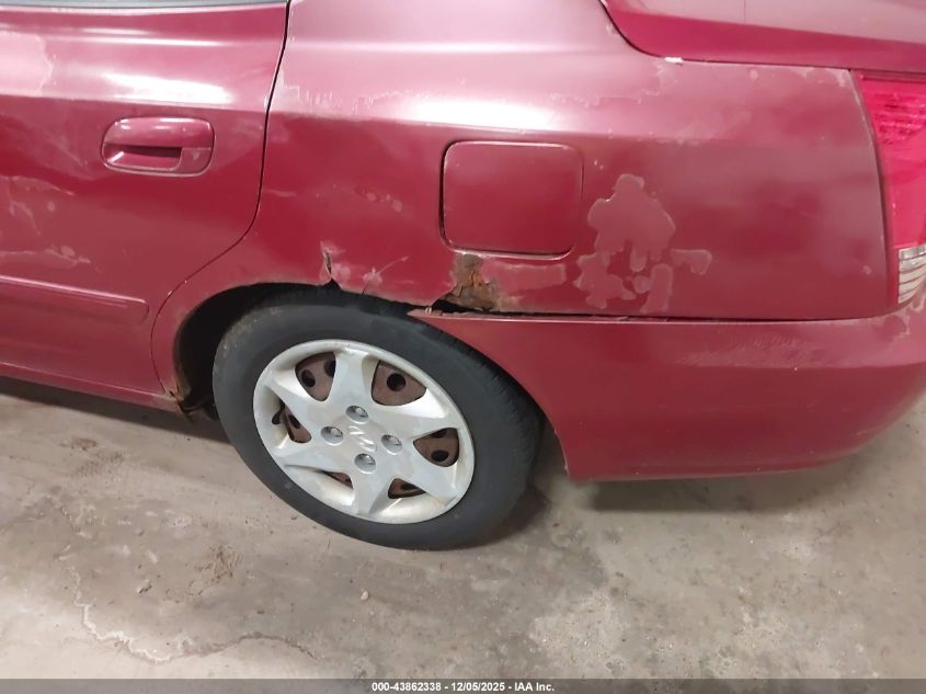 2004 Hyundai Elantra Gls/Gt VIN: KMHDN46D24U835452 Lot: 43862338