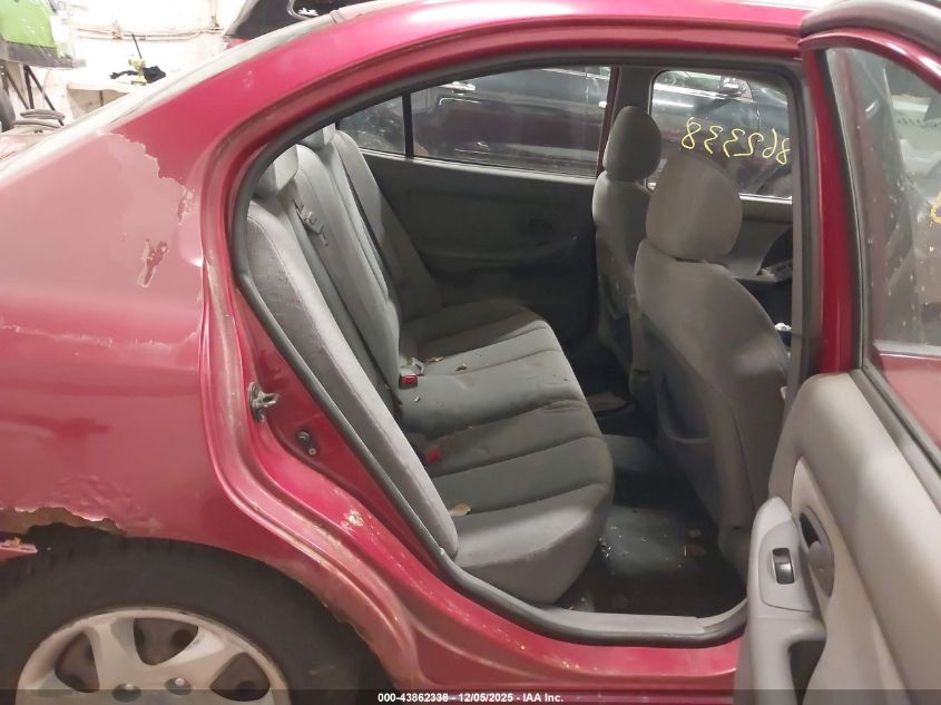 2004 Hyundai Elantra Gls/Gt VIN: KMHDN46D24U835452 Lot: 43862338