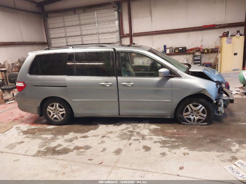2007 Honda Odyssey Ex-L VIN: 5FNRL38727B006315 Lot: 43862413