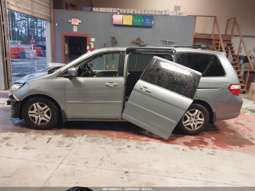 2007 Honda Odyssey Ex-L VIN: 5FNRL38727B006315 Lot: 43862413