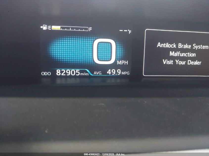 2018 Toyota Prius Two VIN: JTDKBRFU5J3596966 Lot: 43862423