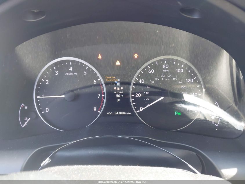 2013 Lexus Es 350 VIN: JTHBK1GG2D2029469 Lot: 43862436