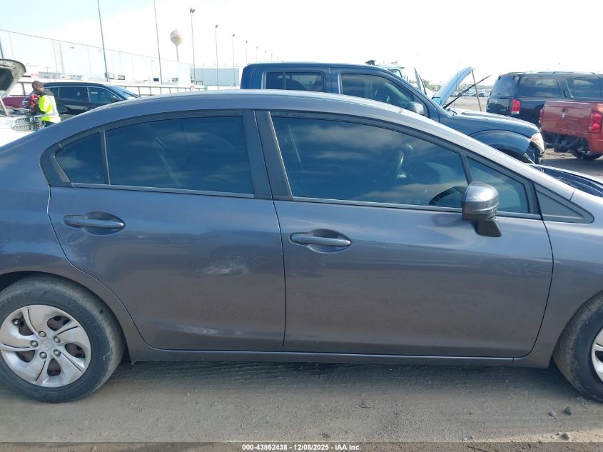 2015 Honda Civic Lx VIN: 19XFB2F51FE094957 Lot: 43862438