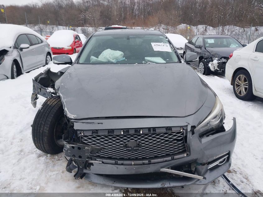 2016 Infiniti Q50 2.0T Premium VIN: JN1CV7ARXGM251621 Lot: 43862474