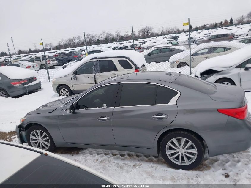 2016 Infiniti Q50 2.0T Premium VIN: JN1CV7ARXGM251621 Lot: 43862474