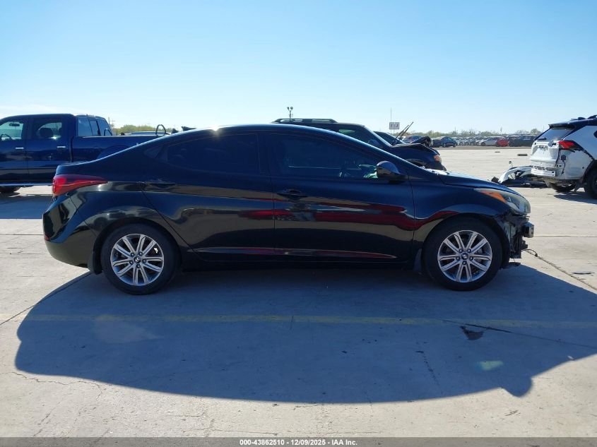 2016 Hyundai Elantra Se VIN: 5NPDH4AE9GH723371 Lot: 43862510