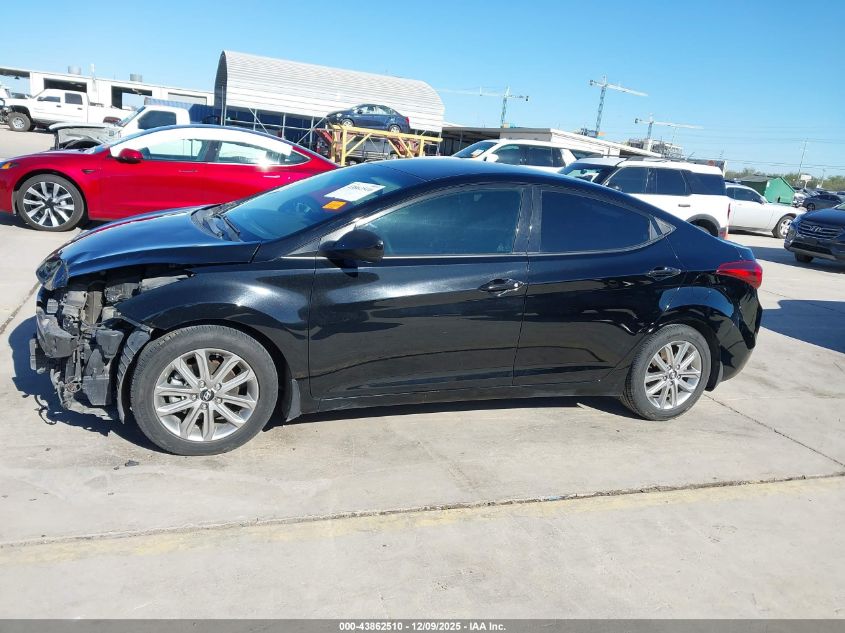 2016 Hyundai Elantra Se VIN: 5NPDH4AE9GH723371 Lot: 43862510