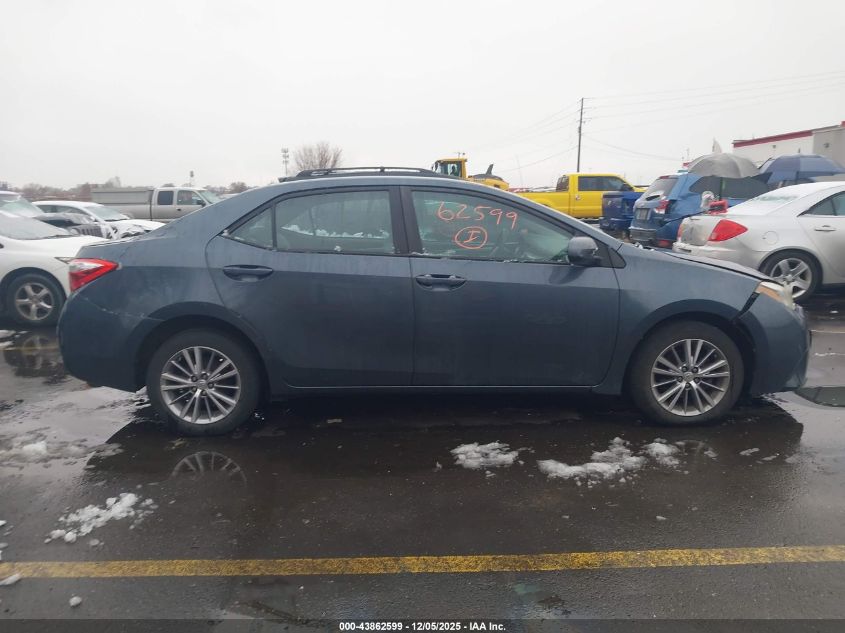 2014 Toyota Corolla Le Plus VIN: 2T1BURHE8EC123155 Lot: 43862599