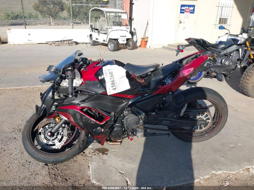 2021 Kawasaki Ex650 M VIN: ML5EXEM13MDA28212 Lot: 43862607